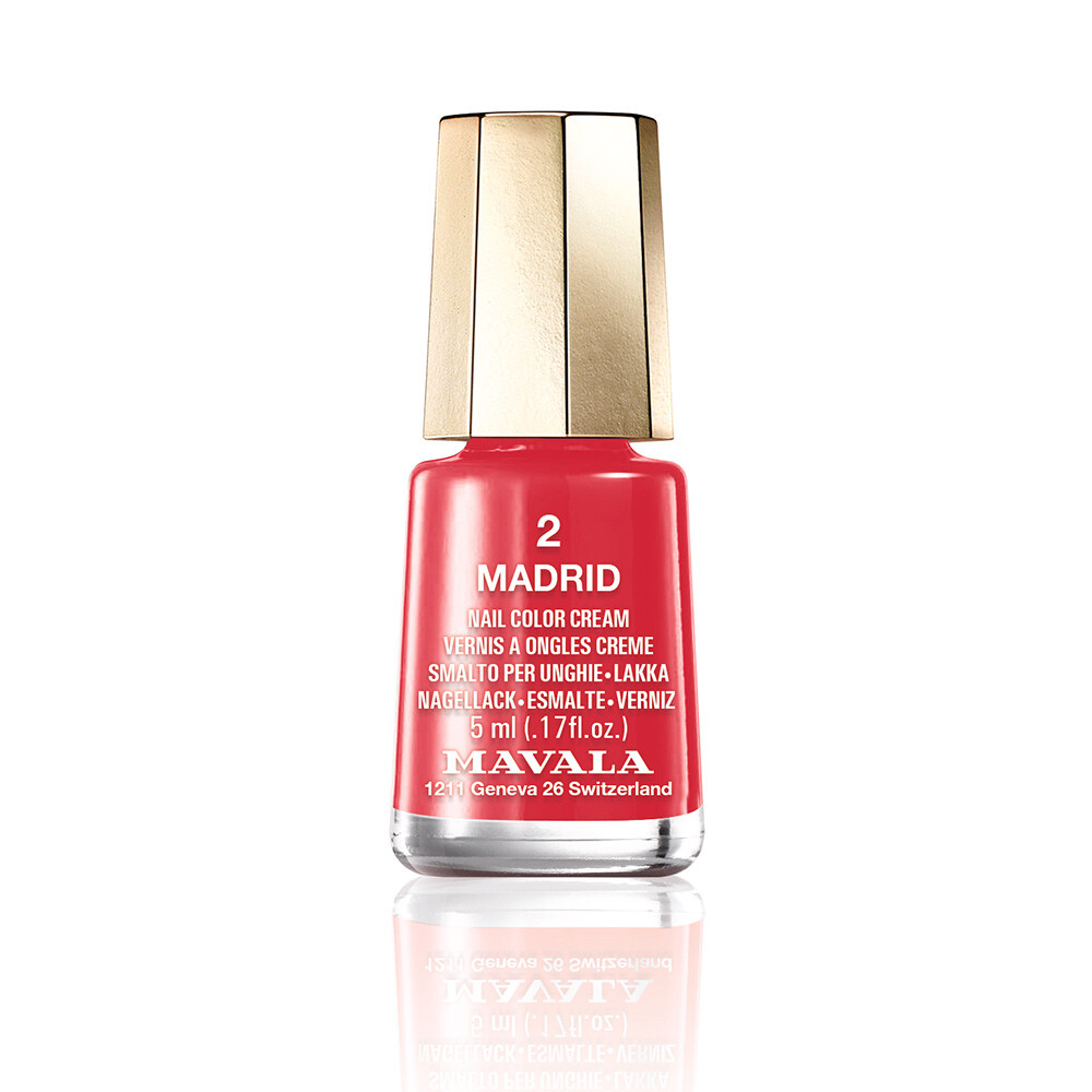 

Лак для ногтей Nail color Mavala, 5 мл, 02-madrid