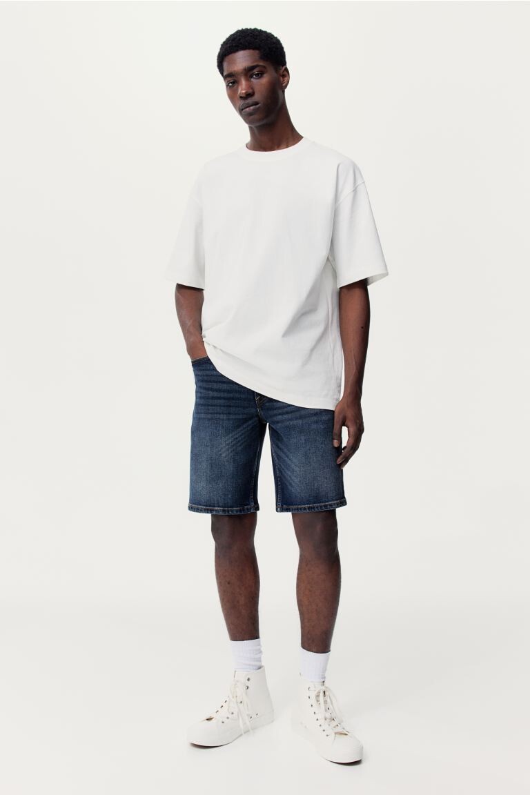 

Обычные джинсовые шорты H&M, синий