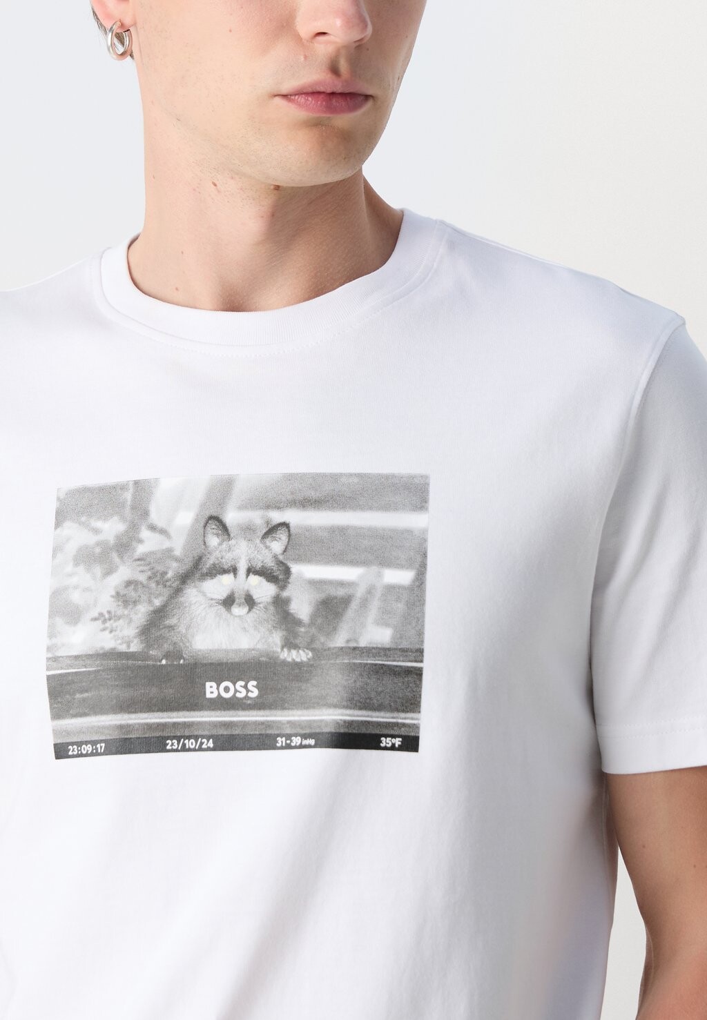

Футболка с принтом WILDS BOSS, кремовый