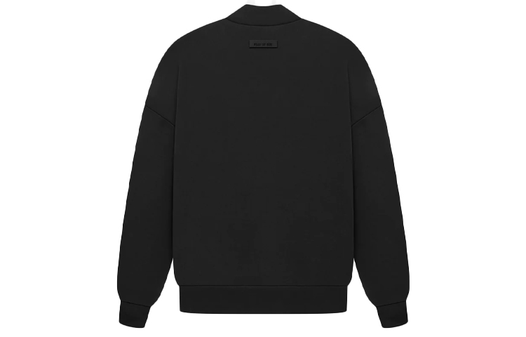 Детский свитшот SS23 Fear Of God Essentials, Черный глянец — фото 3