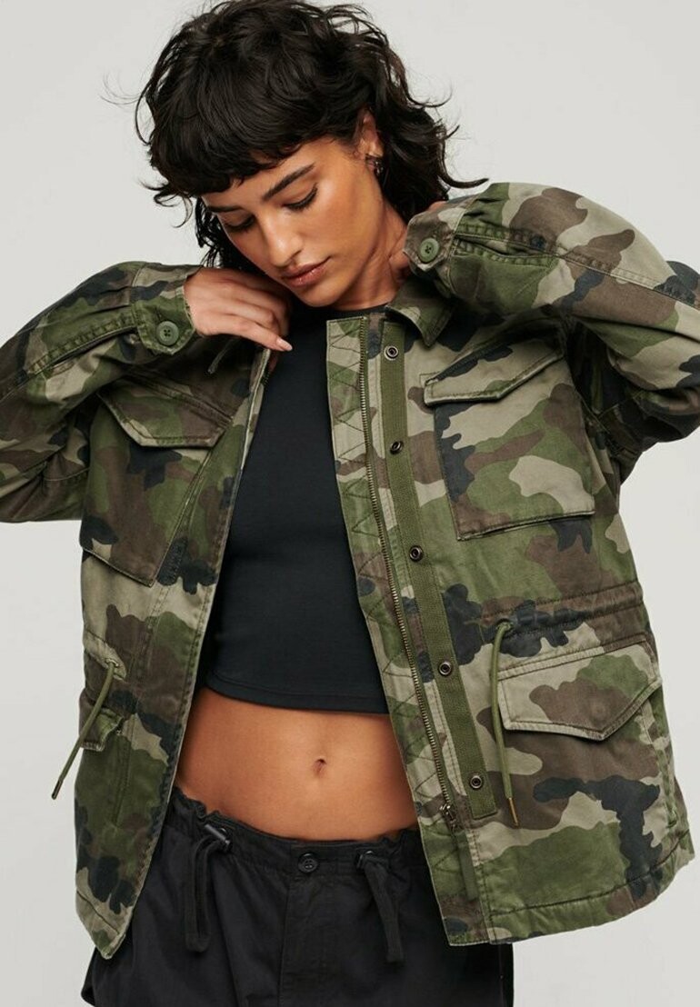 

Куртка Superdry MILITARY M65, цвет french camo green, Зеленый, Куртка Superdry MILITARY M65, цвет french camo green