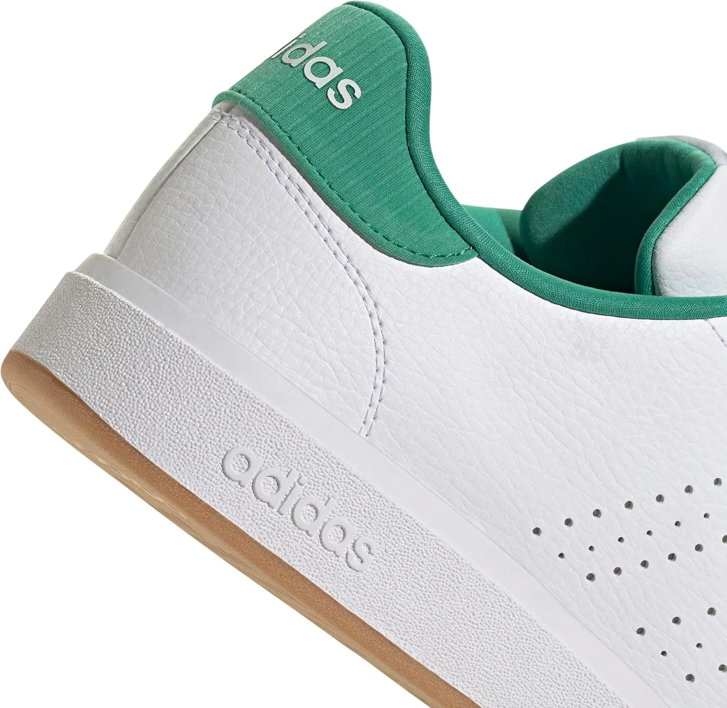 Мужские кроссовки Adidas Advantage Base 2.0, Ftwr White Ftwr White Semi Court Green — фото 4