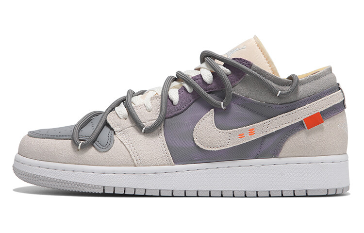 

Баскетбольные кроссовки Air 1 Vintage Men Low-top Grey/Purple Jordan