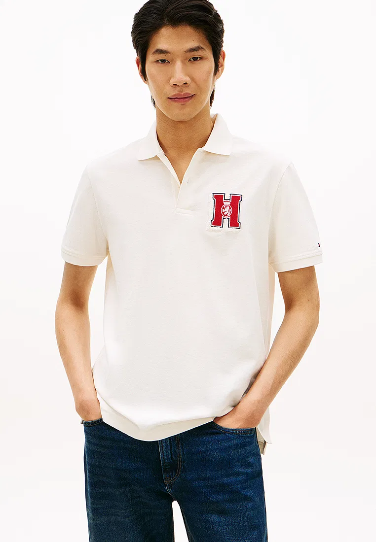 Поло Elevated Graphic, TH Mainline Tommy Hilfiger, слоновая кость
