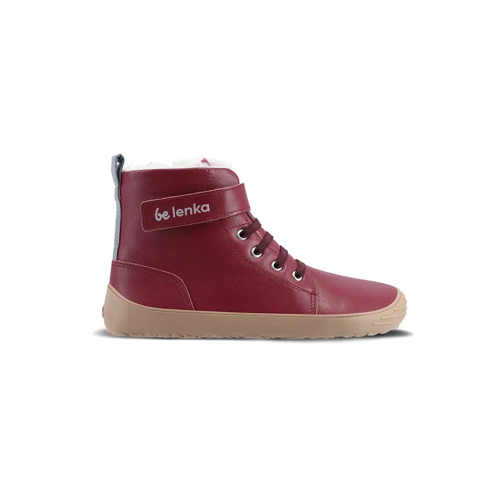 

Ботинки Be Lenka winter Barefoot, красный