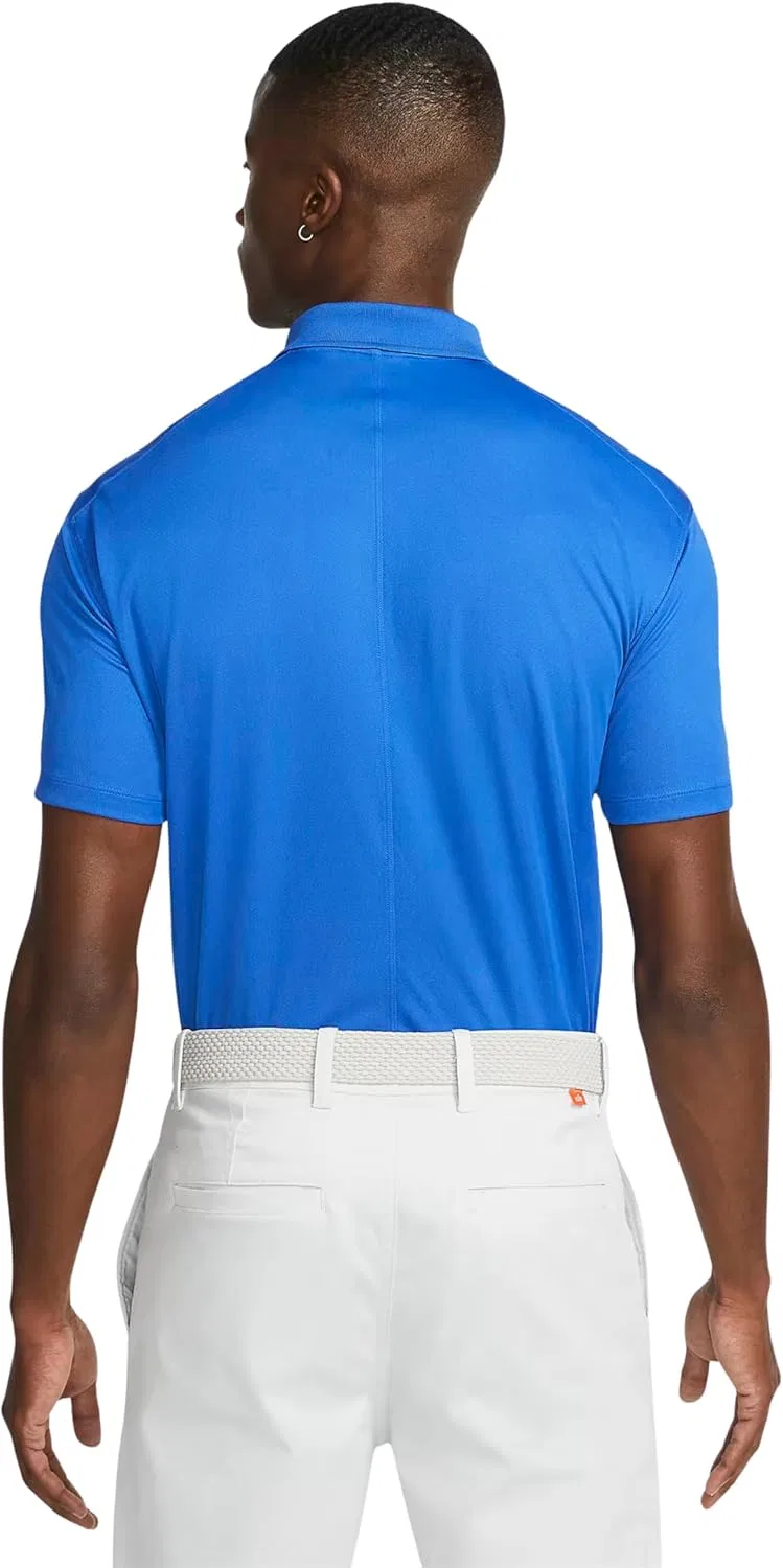 Мужское поло Nike Dri-FIT Victory, цвет Game Royal | White (Sleeve) — фото 3