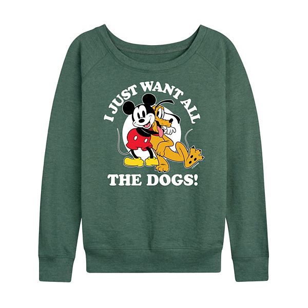 

Футболка с длинным рукавом Mickey & Pluto Just Want All Dogs, plus size Disney, Heather Green, Зеленый, Футболка с длинным рукавом Mickey & Pluto Just Want All Dogs, plus size Disney, Heather Green