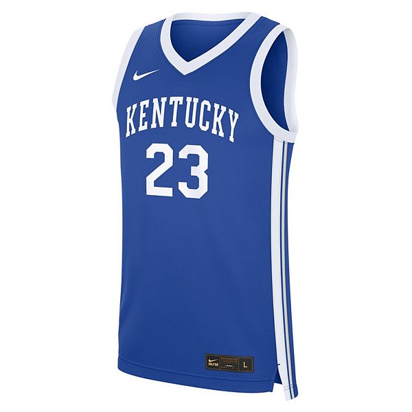 Мужская баскетбольная майка anthony davis royal kentucky wildcats road replica Nike — фото 3