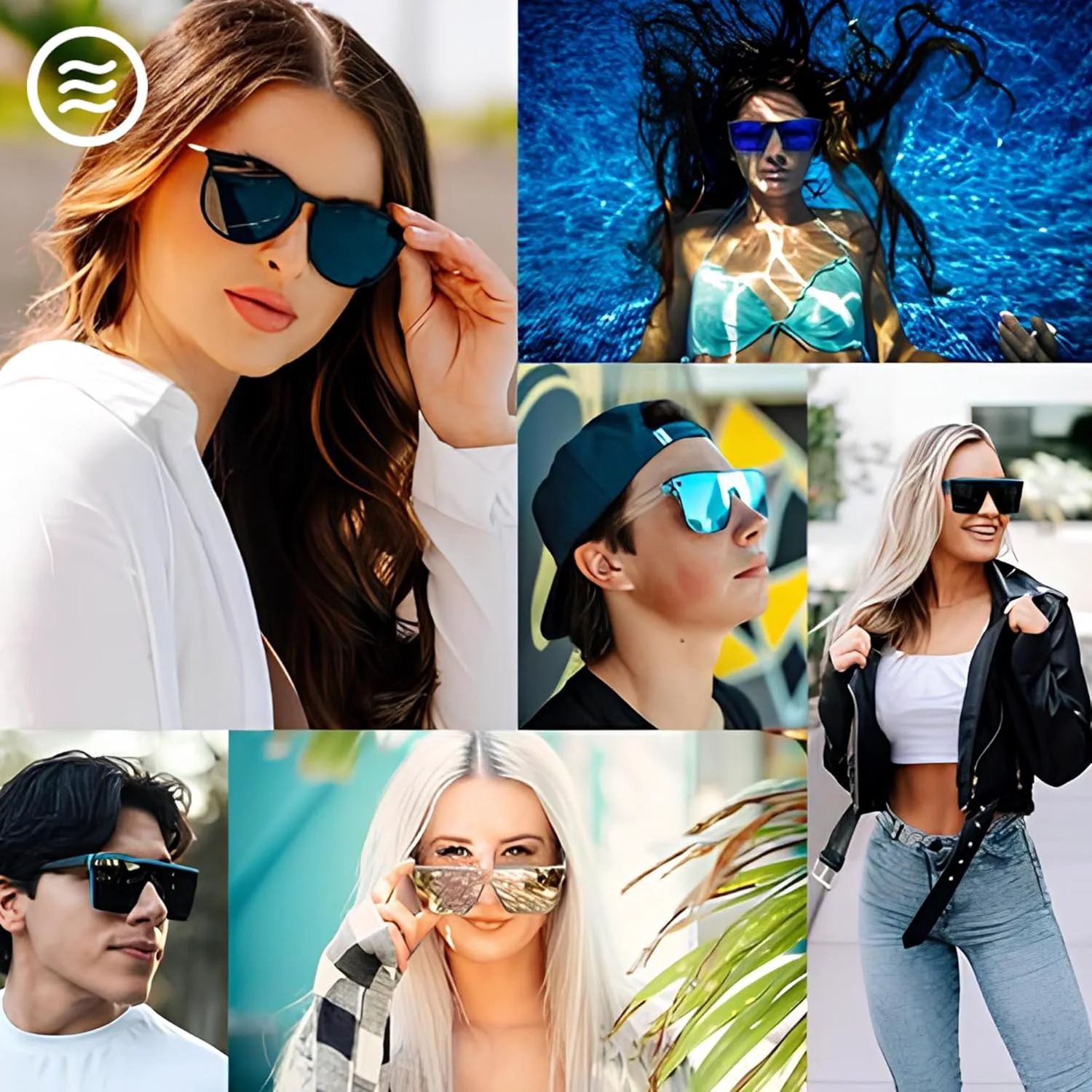 

Солнцезащитные очки NEVEN The Cape унисекс с поляризацией - Ностальгические очки «кошачий глаз» - Современный модный подарок для любителей космоса, Curiosity