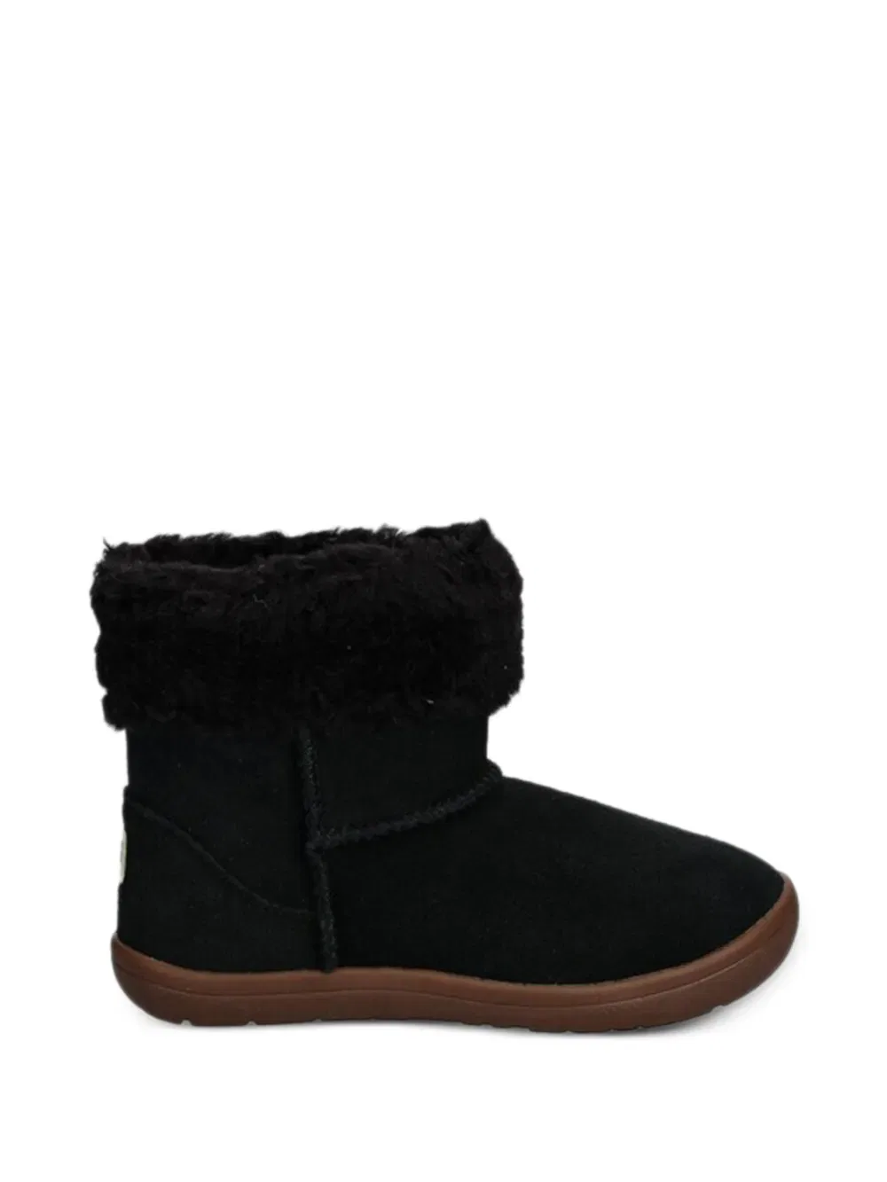 Сапоги с меховой отделкой Ugg Kids, черный — фото 2