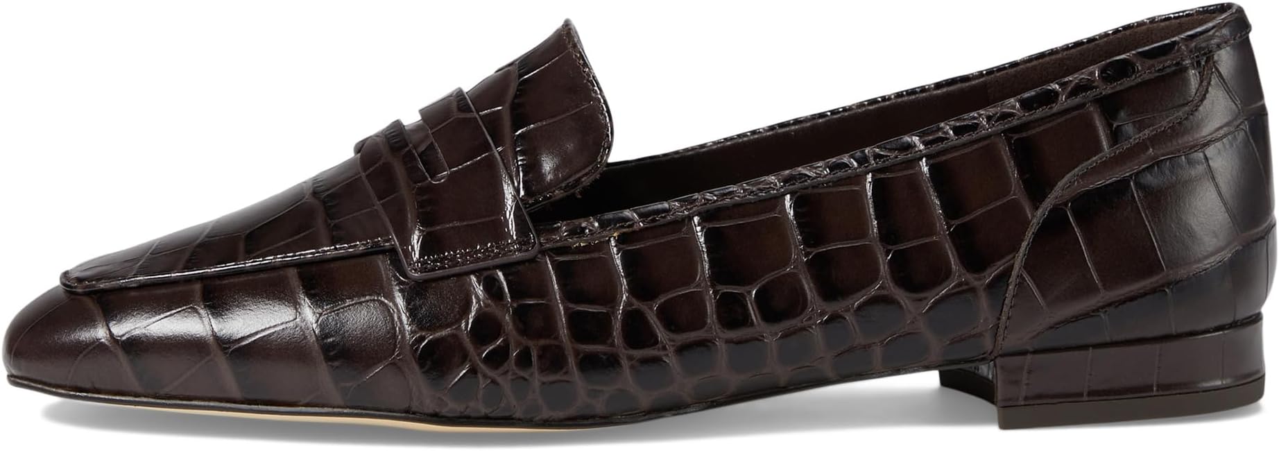 Лоферы Cole Haan Tarese Soft Loafers, цвет Dark Chocolate Croc Print Leather — фото 4