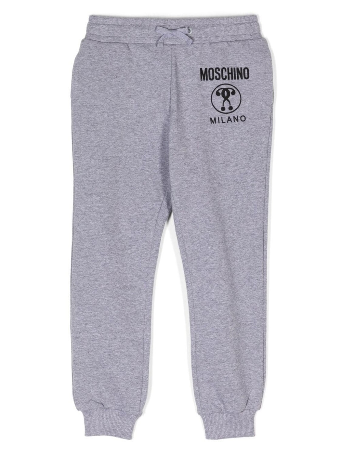 

Moschino Kids спортивные брюки с логотипом, серый