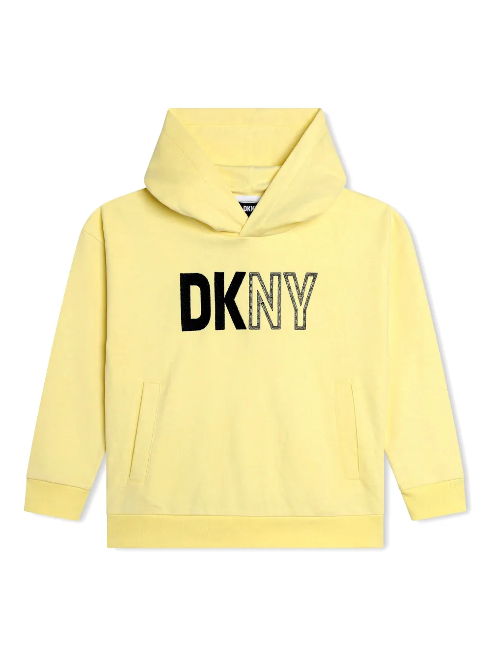

Худи с логотипом Dkny Kids, желтый