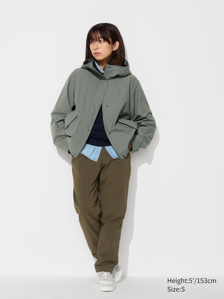 

Легкие брюки heattech короткие Uniqlo, цвет 57 зеленый зеленые