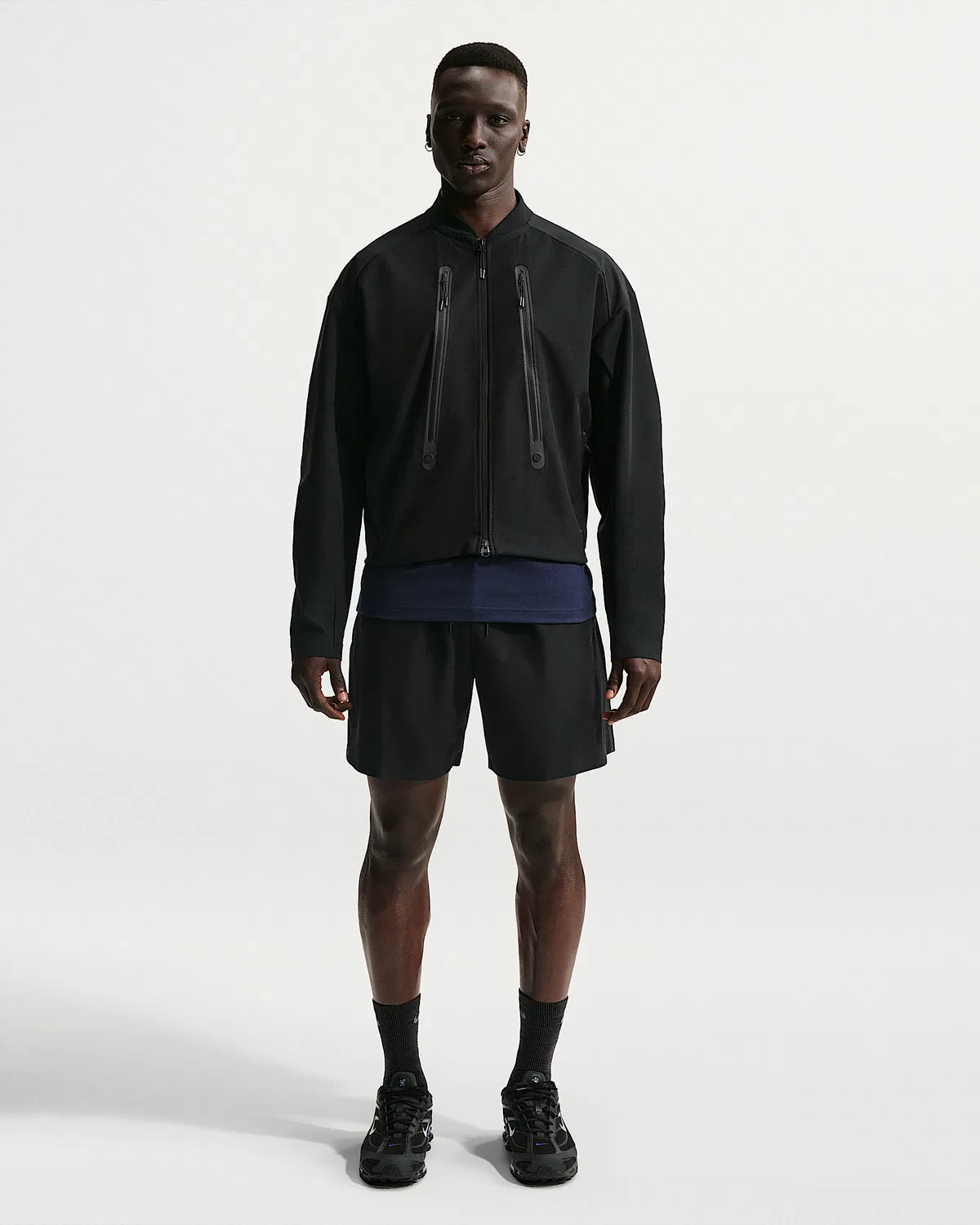 Мужские шорты Nike Tech Dri-FIT Shori Knit, Black/Black
