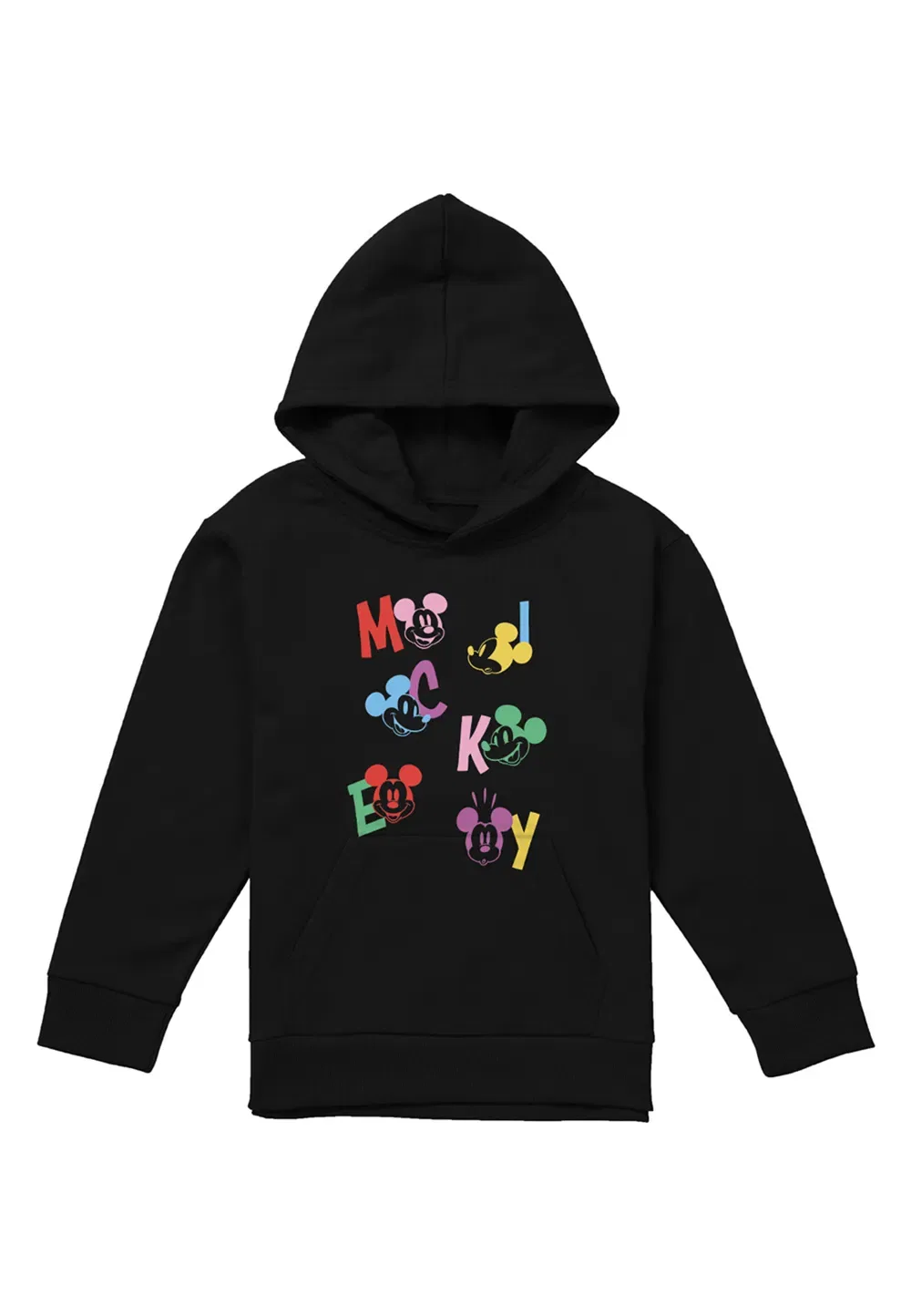 Детский худи Disney Mickey Mouse, черный, черный