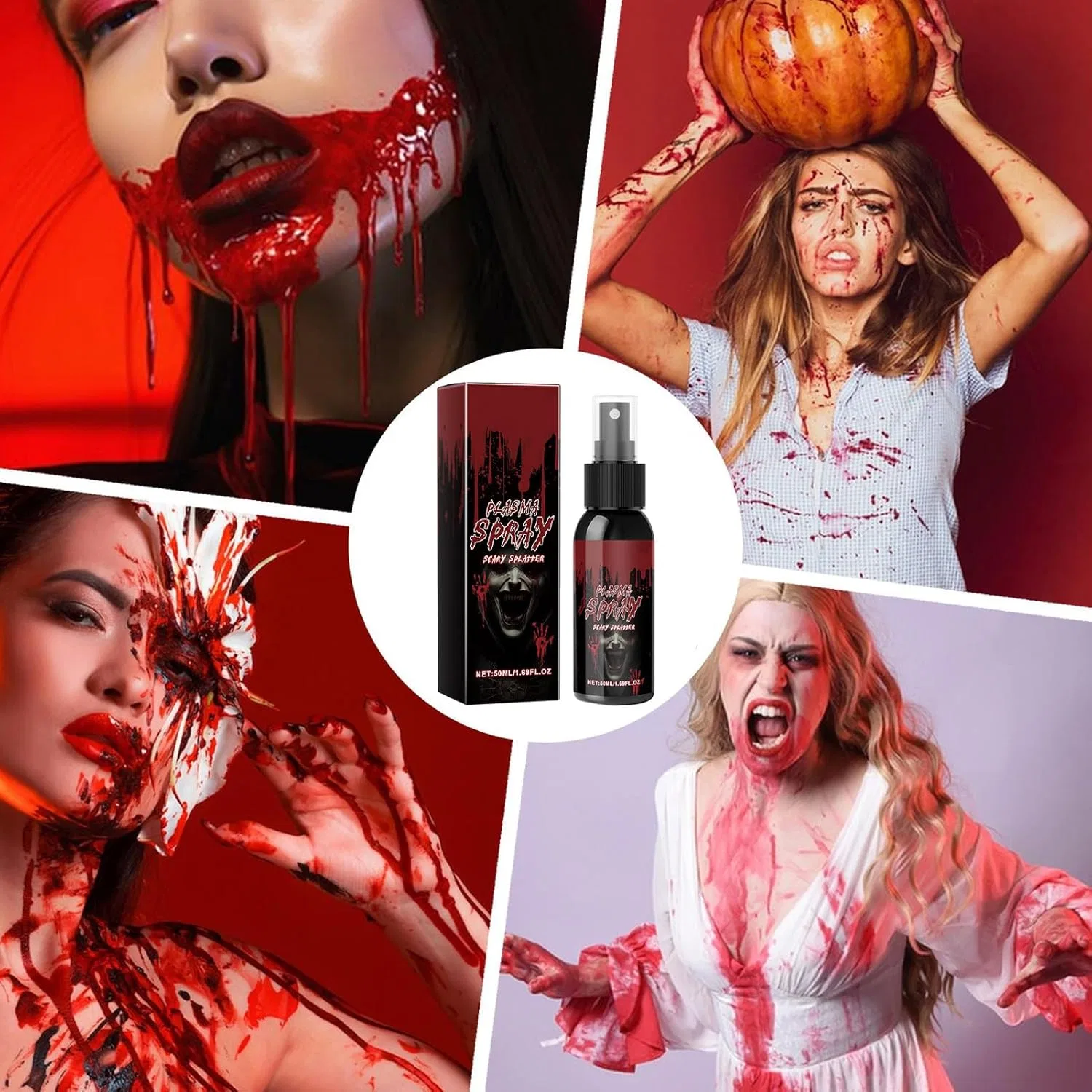 Боди-арт краска Vampire Blood 50 мл красный — фото 4