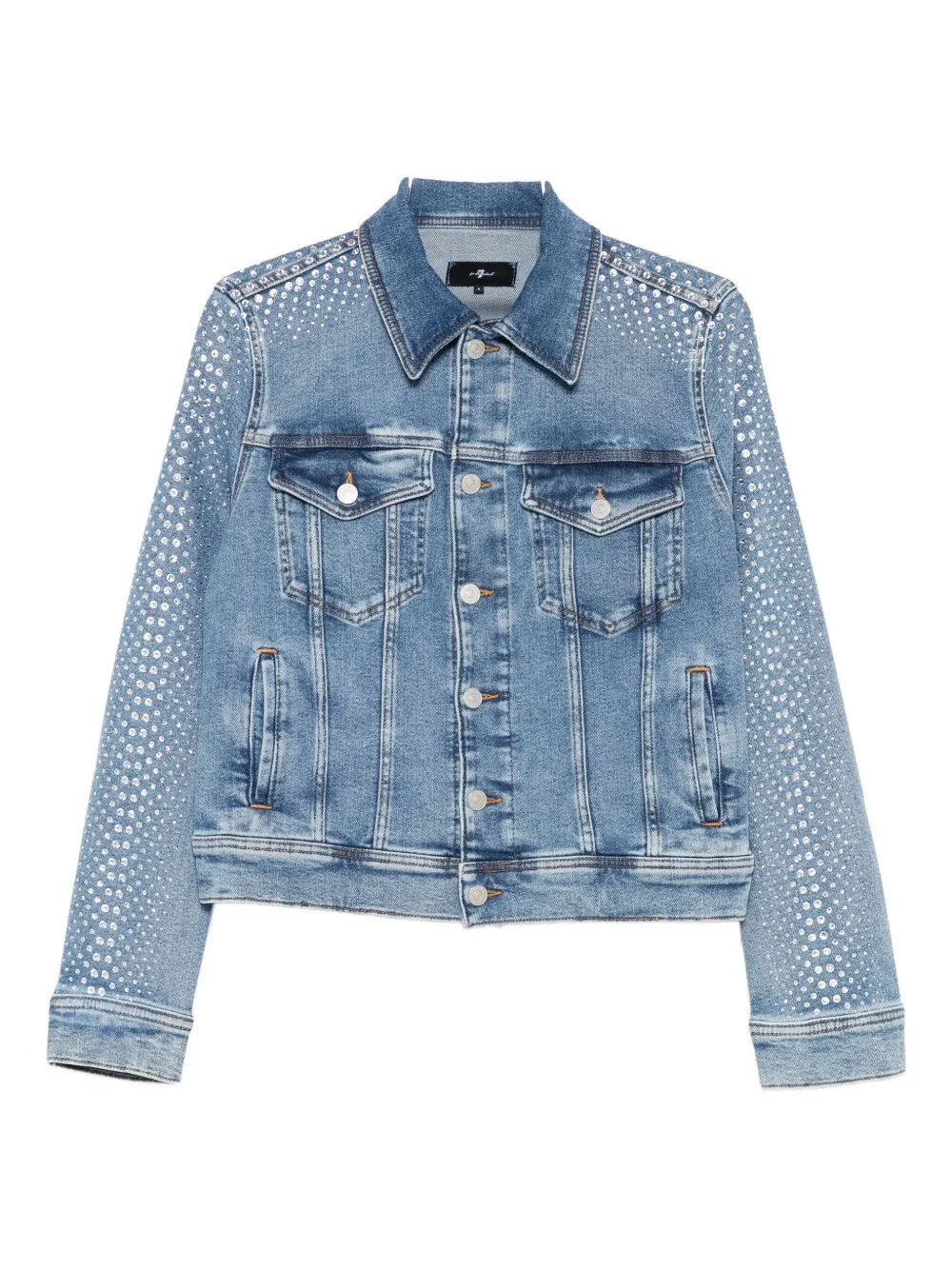 

Джинсовая куртка 7 For All Mankind, синий