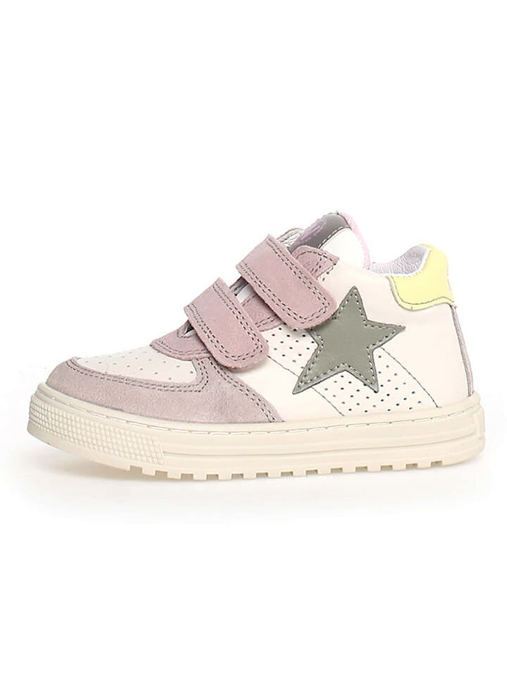 

Высокие кроссовки Naturino Leder Hess, цвет weiß/rosa/gelb