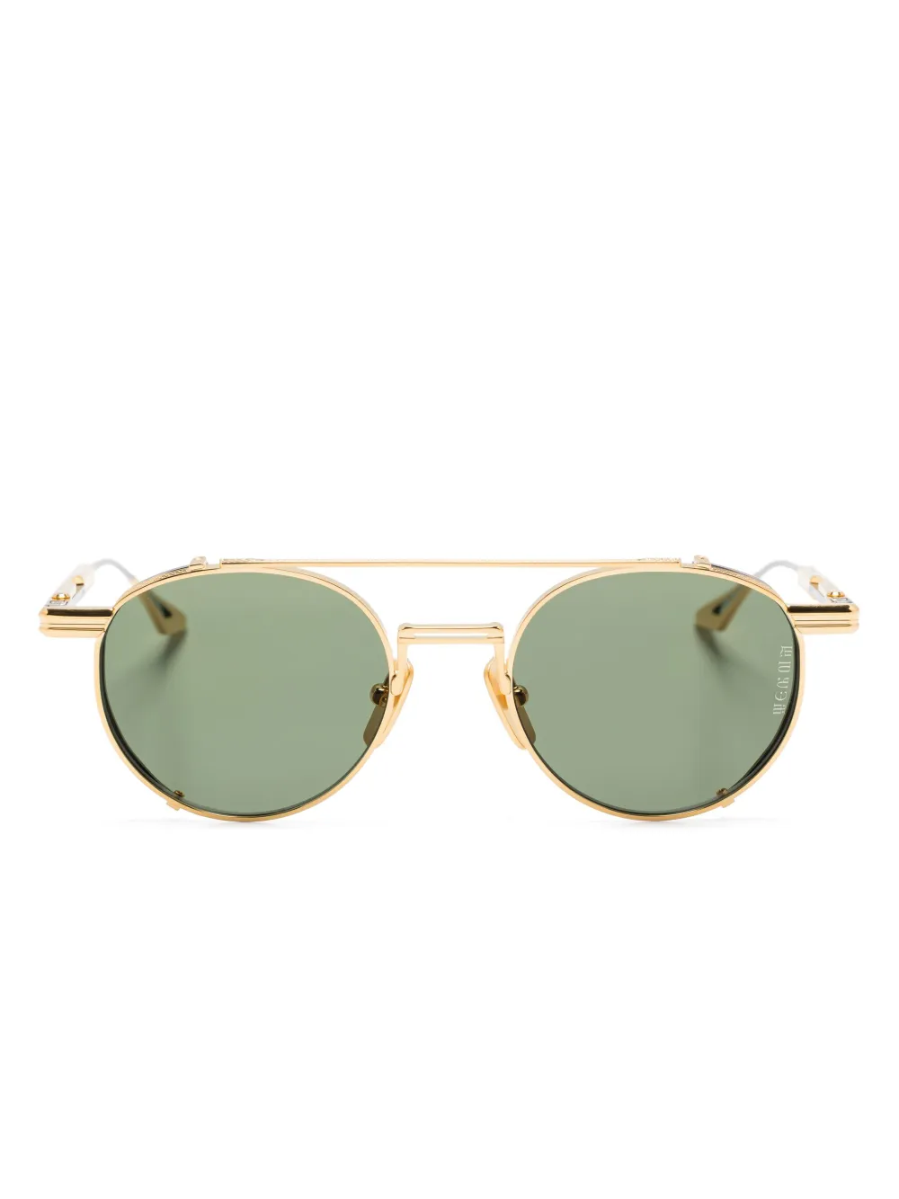 

Солнцезащитные очки в круглой оправе Dita Eyewear, золотой