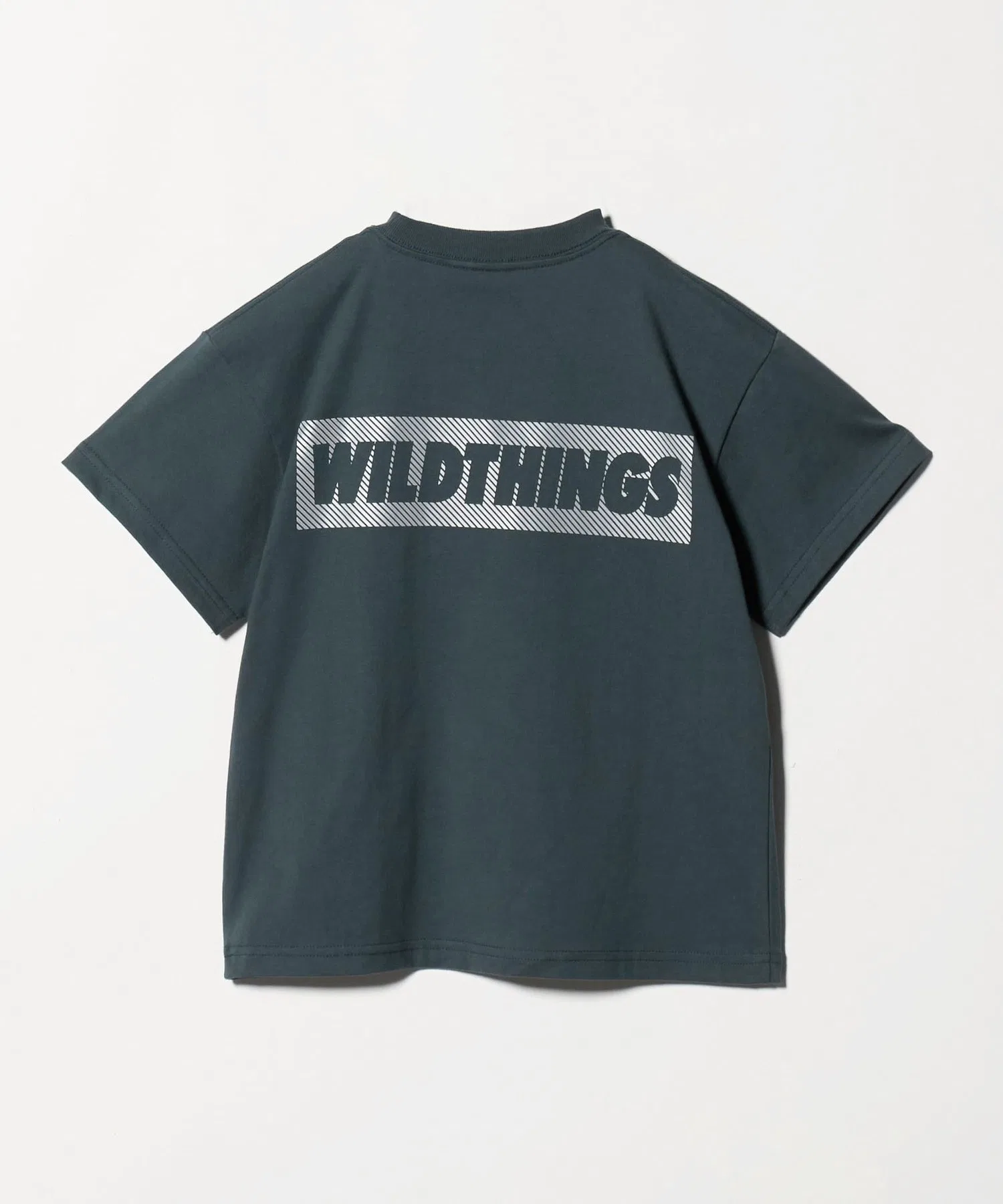 Детская футболка WILD THINGS с логотипом, тёмно-синяя — фото 3