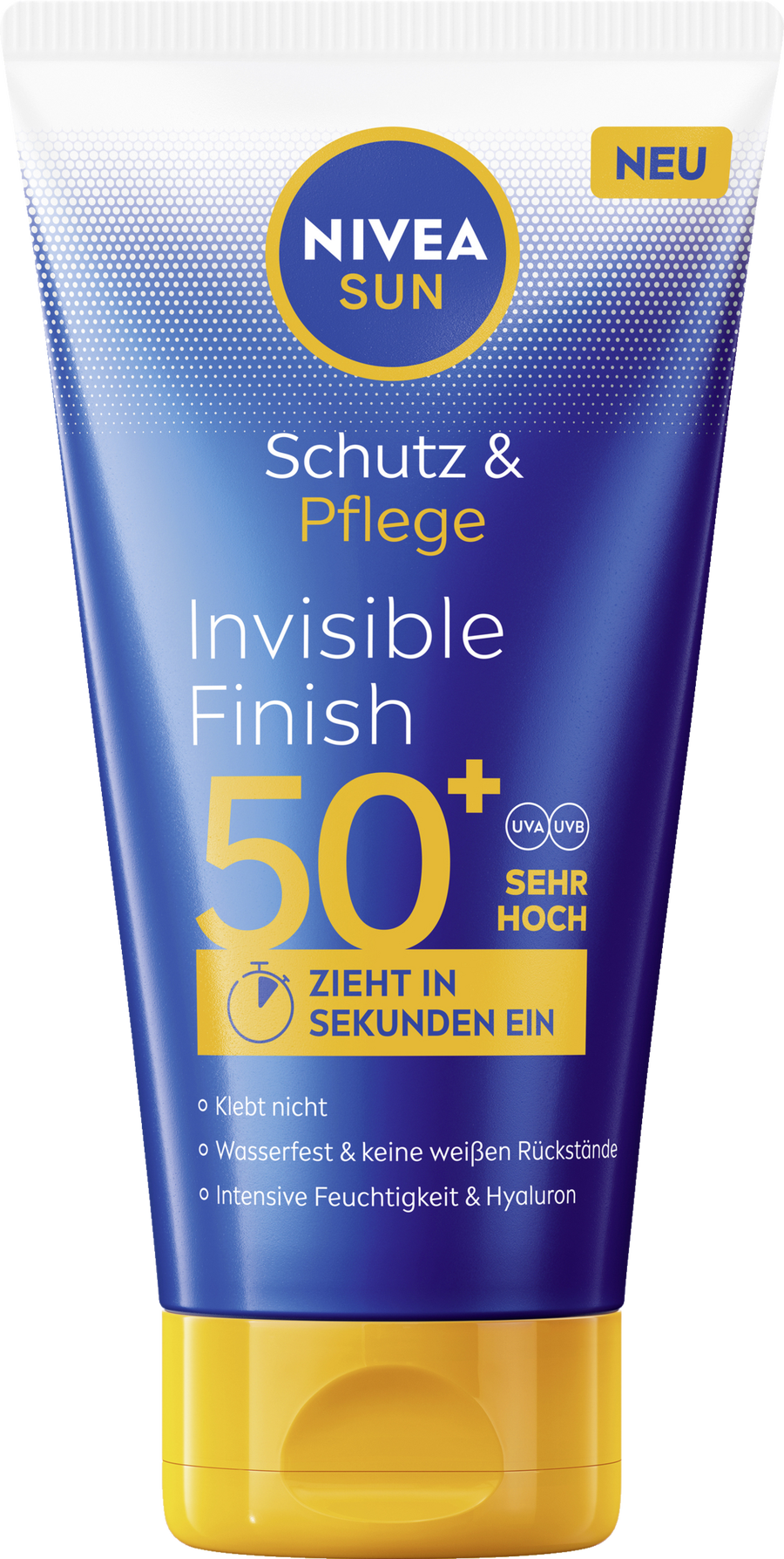 

Солнцезащитный крем NIVEA SUN Schutz & Pflege invisible finish Sonnencreme LSF 50