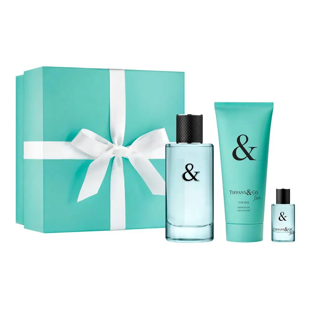 TIFFANY & CO. Набор ароматов Festival Box ароматические цитрусовые туалетная вода, 3 шт, подарок для парня, TIFFANY & LOVE Collection Men's Perfume Time Box