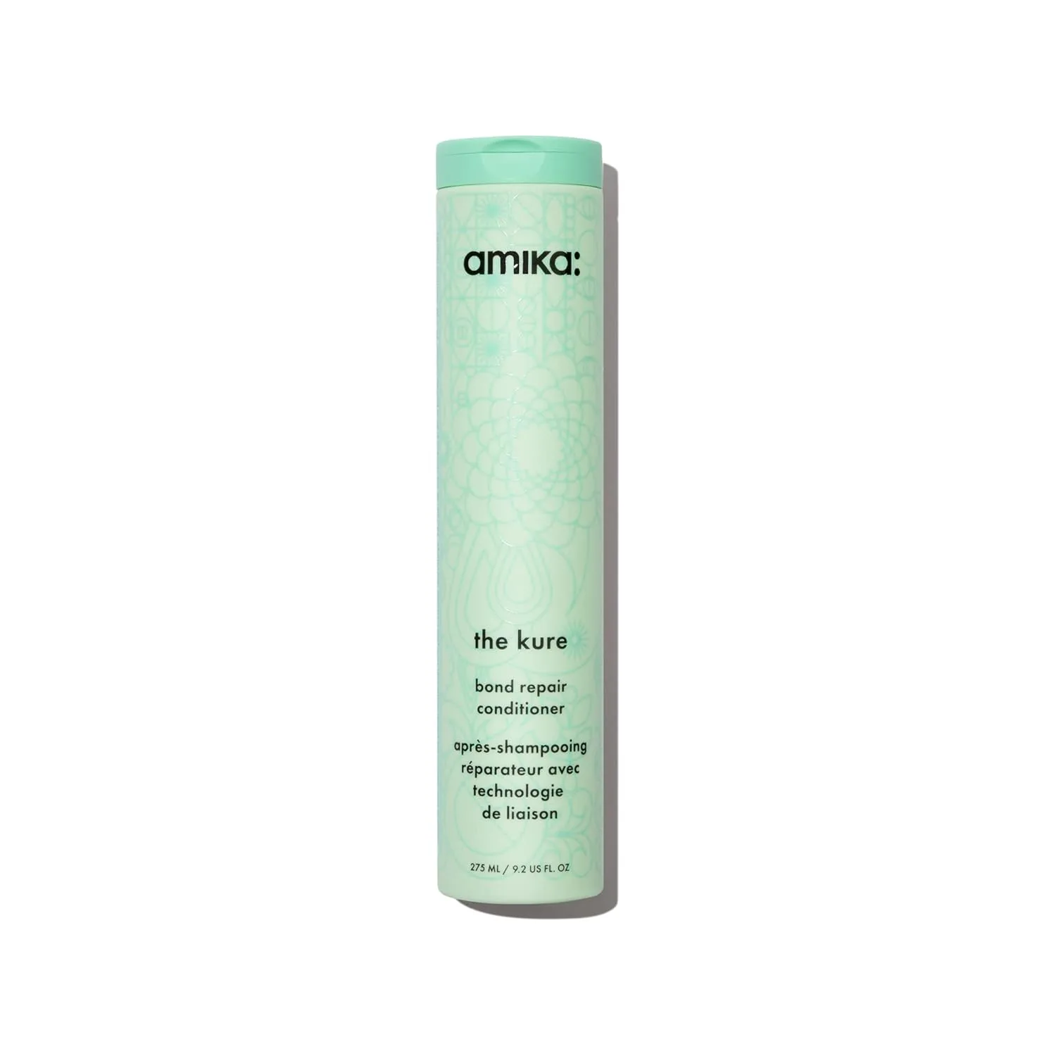 Кондиционер для восстановления волос Amika The Kure Bond Repair, 275 мл, и шампунь Hydro Rush Intense Moisture с гиалуроновой кислотой, 275 мл. — фото 2