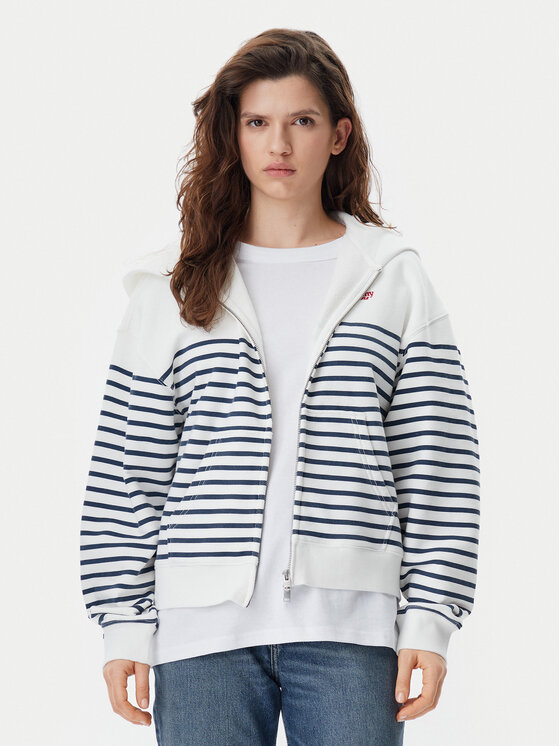 

Толстовка свободного кроя Script Logo DW0DW20303 Tommy Jeans, белый