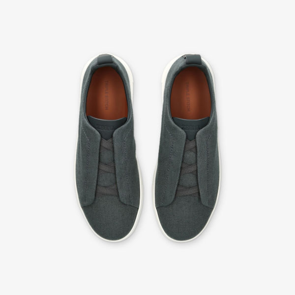 Кроссовки Zegna X3 с тройной строчкой, мультиколор — фото 2