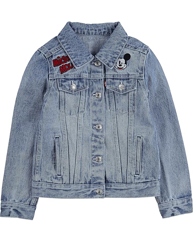 

Куртка Levi's Kids Trucker Jacket, цвет Futura Free