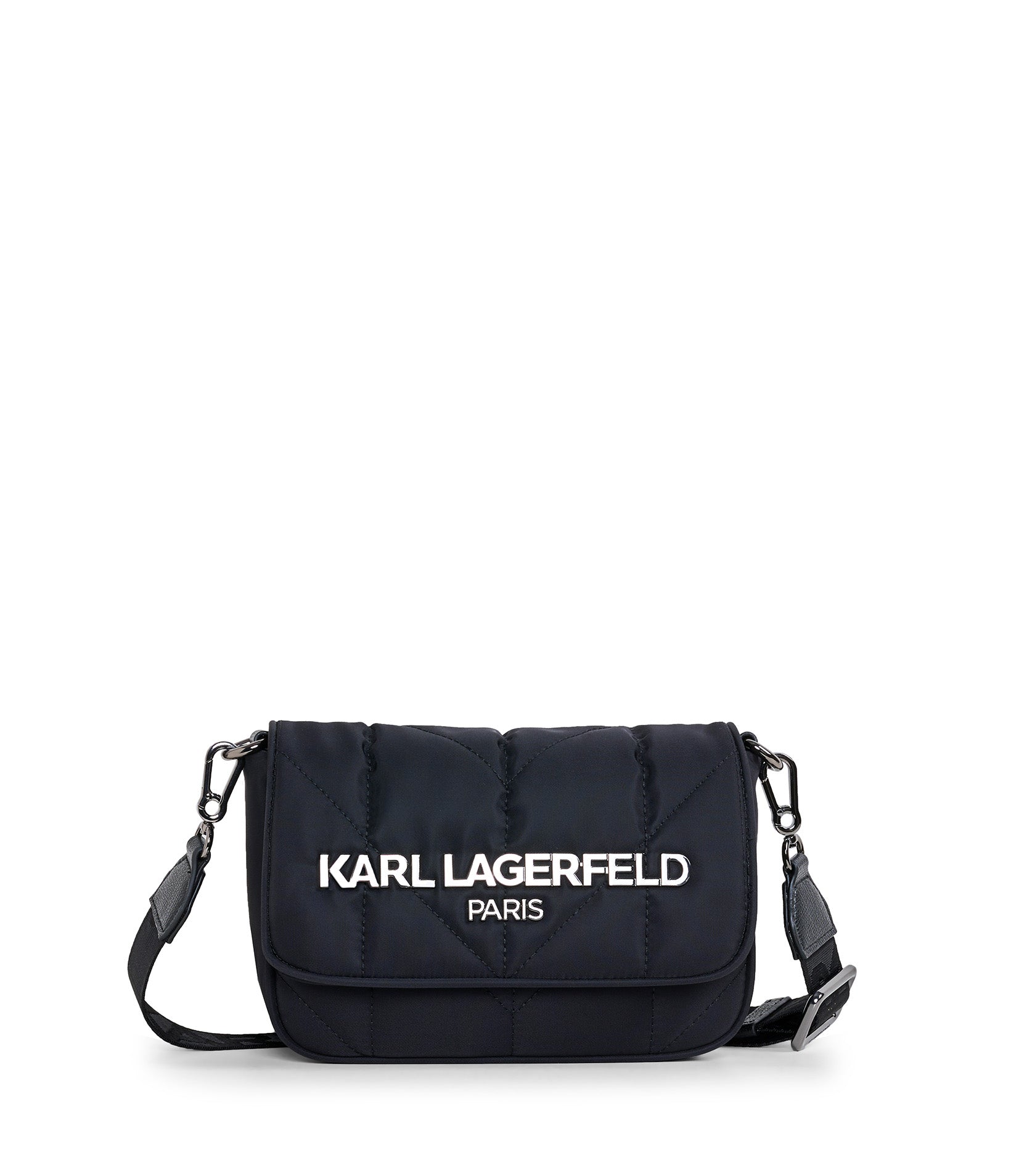 

Сумка через плечо с логотипом voyage KARL LAGERFELD PARIS, черный