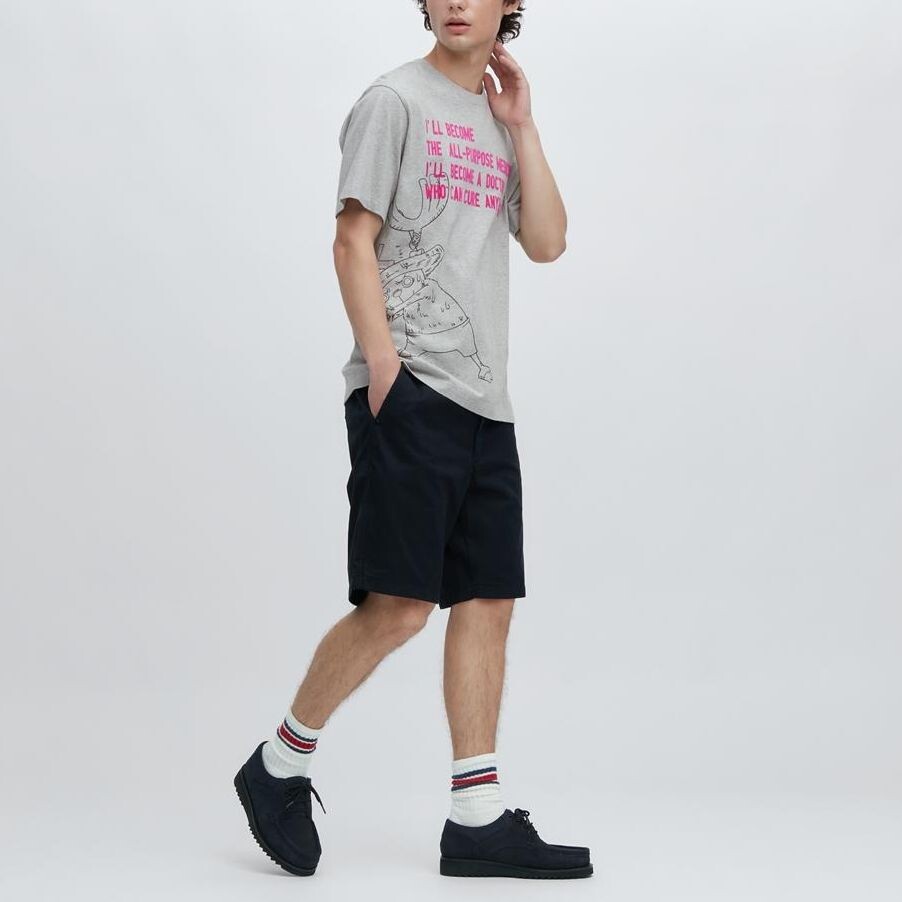 Футболка X One Piece SS23 унисекс серая Uniqlo, серый — фото 2