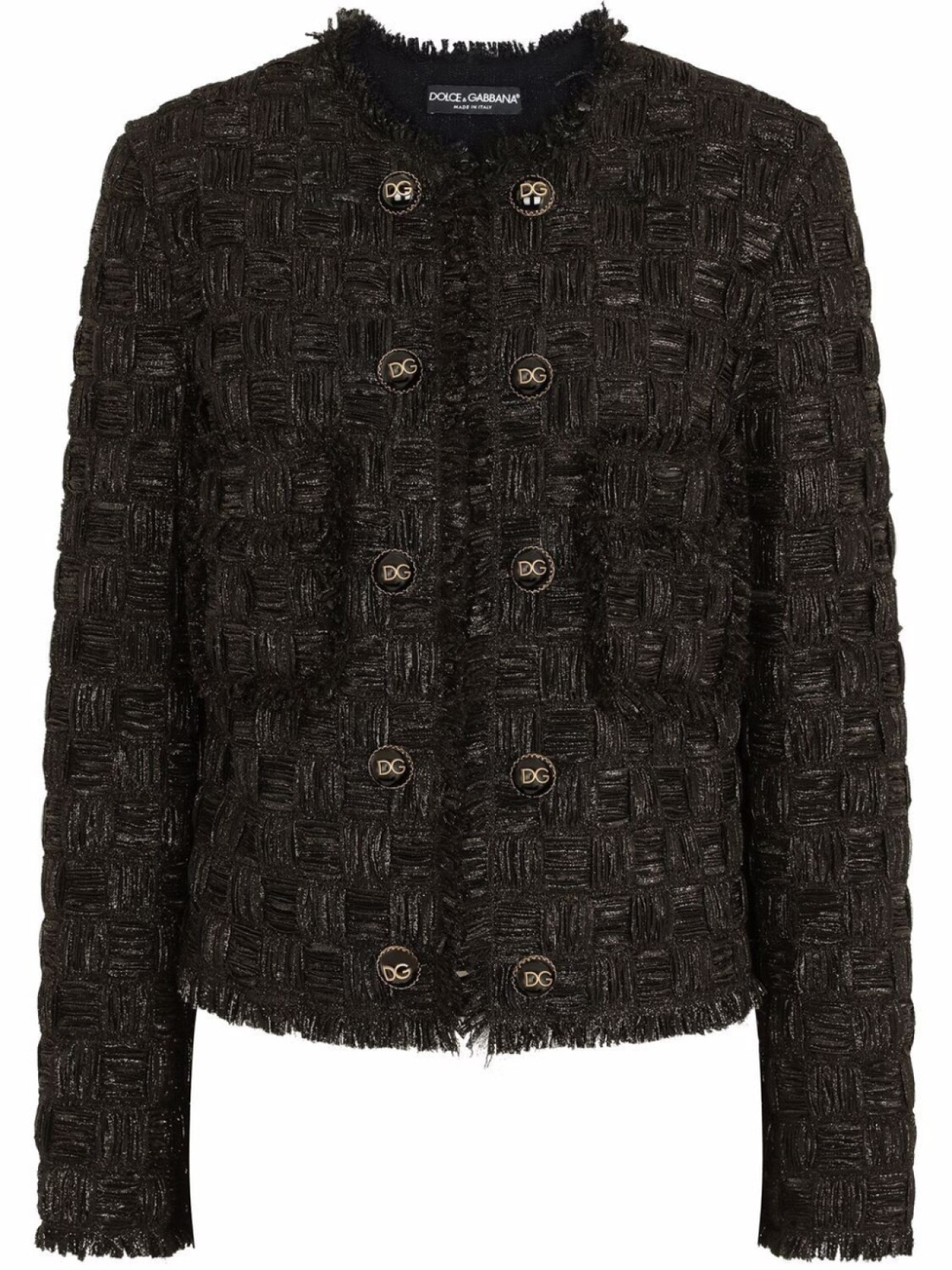 

Dolce & Gabbana жаккардовый жакет Gabbana, черный