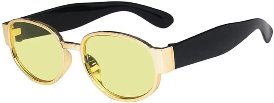 

Популярные модные маленькие прямоугольные солнцезащитные очки для женщин в винтажном панк-стиле, мужские солнцезащитные очки с защитой от УФ-излучения UV400 MTZJH, 6