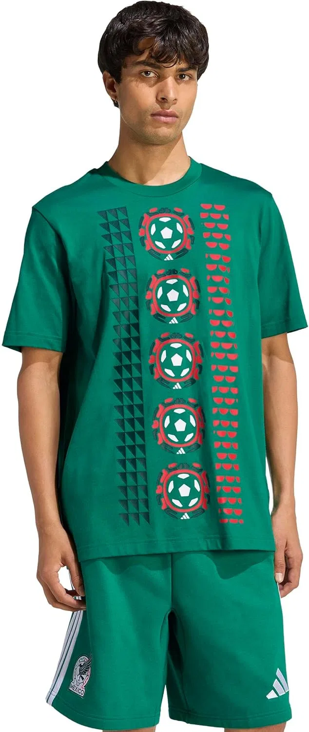 Футболка Alphaskin, adidas, Bold Green/Mexico