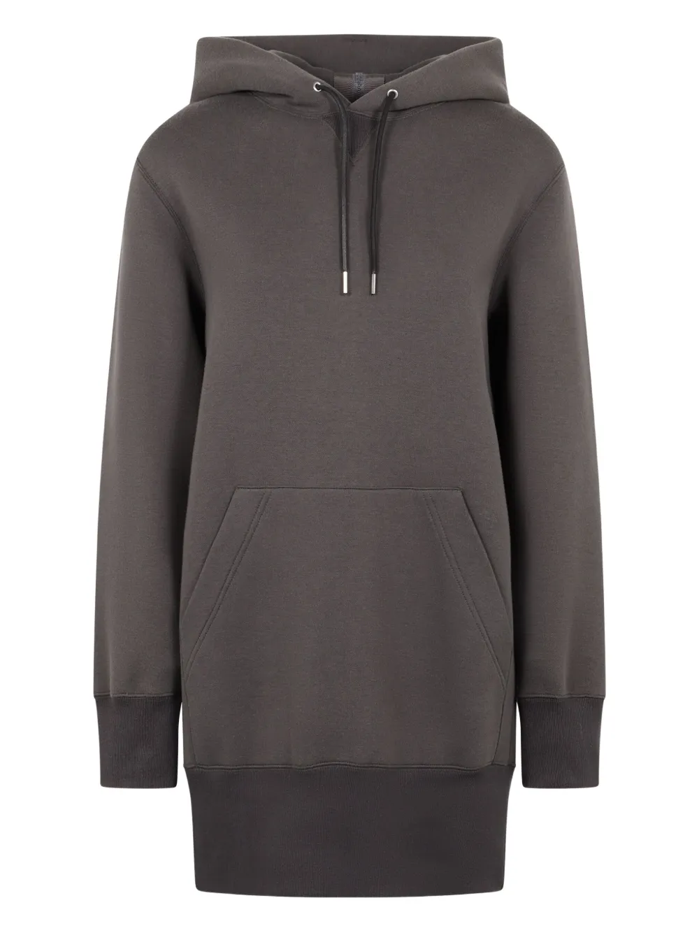 

Худи с отделкой в рубчик SACAI, коричневый