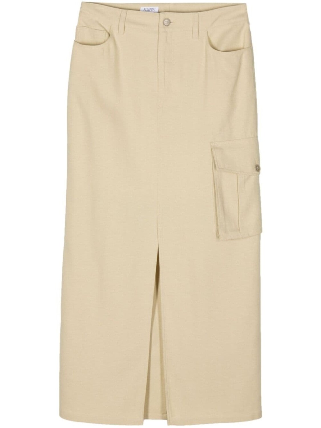 

Filippa K юбка макси с разрезом, зеленый