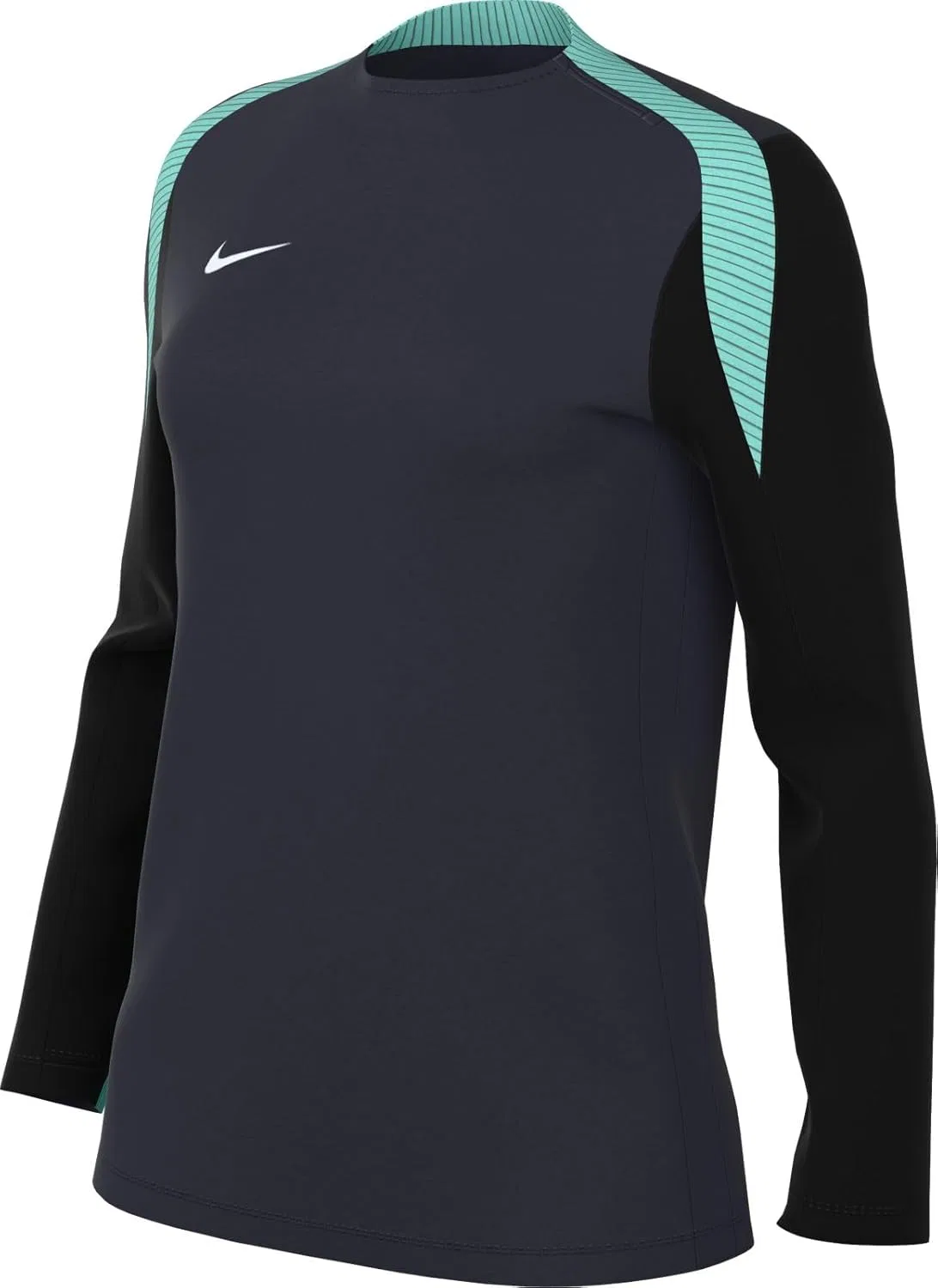 Женская футболка с длинным рукавом Nike, Obsidian/Hyper Turkish/Black/White