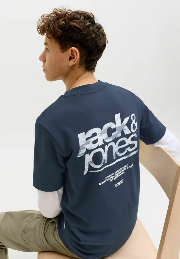Футболка, футболка для подростков, футболка с принтом Jack & Jones Junior, Outer Space — фото 4