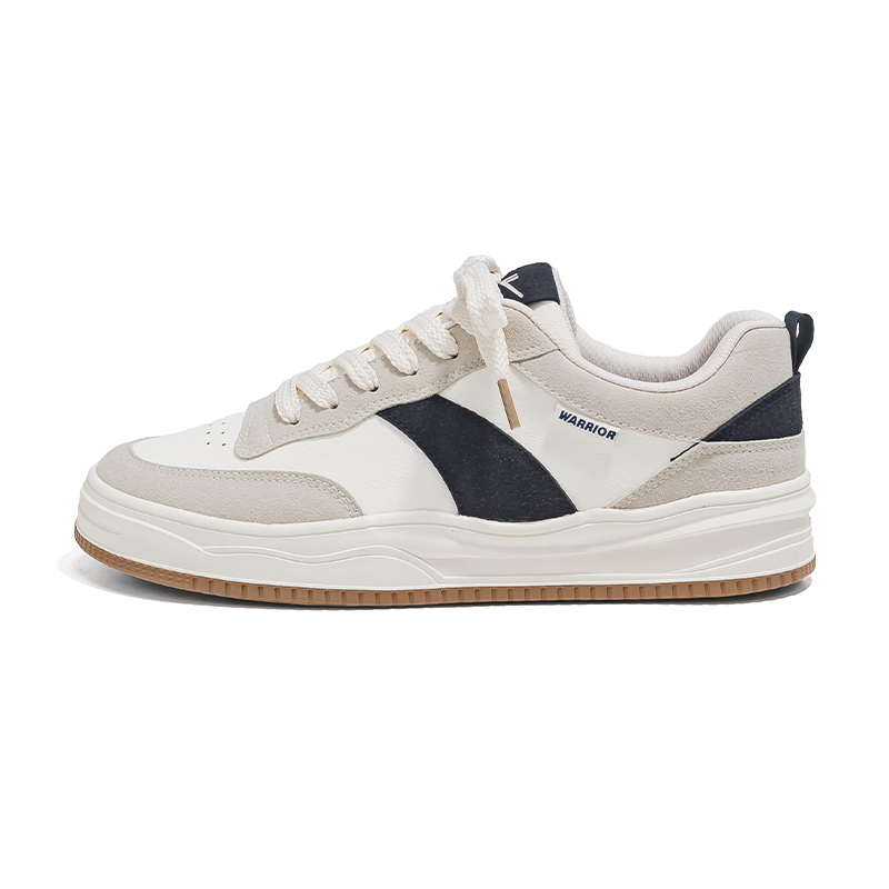 

Warrior Low-Top Скейтборд обувь Мужские Белый Серый Темно-синий, Белый/Серый/Темно-синий