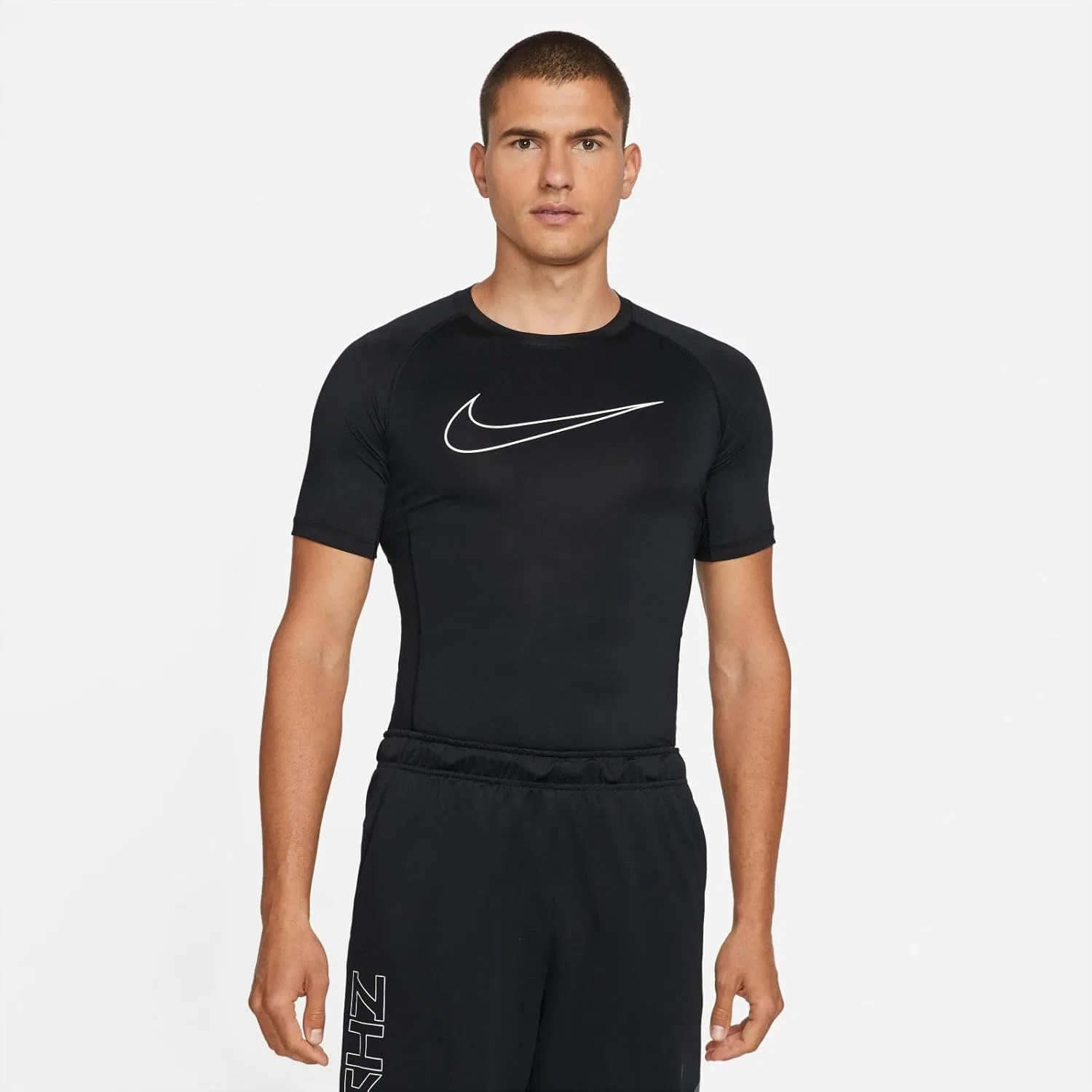 Мужская облегающая футболка с коротким рукавом Nike Pro Dri-FIT — фото 2