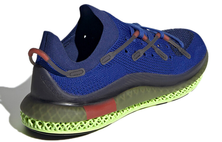 Кроссовки Adidas Originals 4D Fusio Bold Blue Light Flash Yellow — фото 4