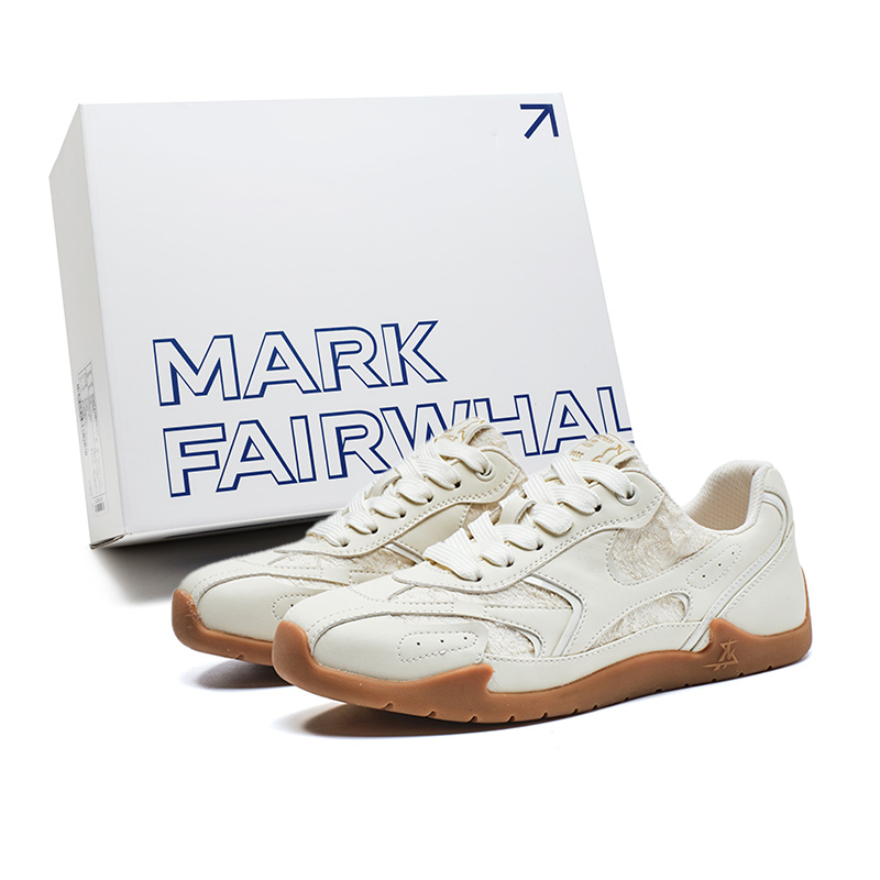 

Нескользящие, износостойкие, дышащие, легкие низкие повседневные кроссовки унисекс Fairwhale, белый box