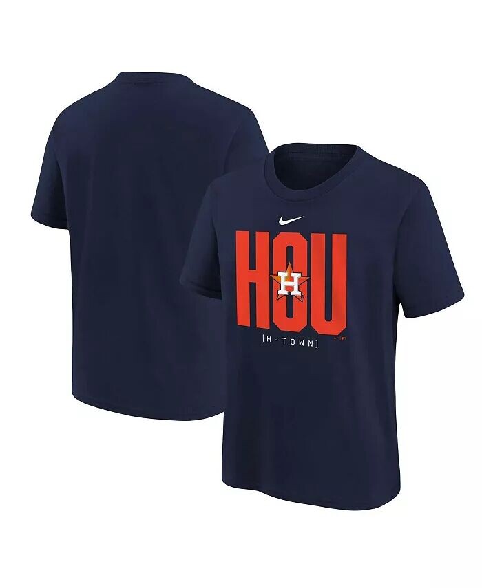 

Футболка с табло Big Boys and Girls Navy Houston Astros Nike