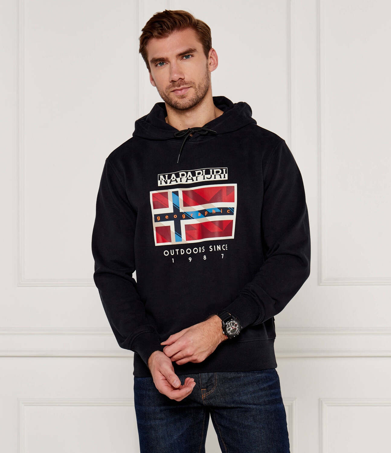 

Толстовка Napapijri Dorees Relaxed fit, черный