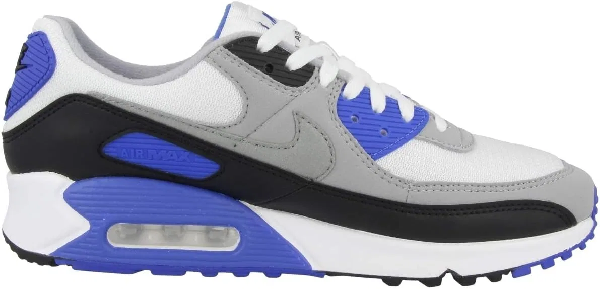 Мужские беговые кроссовки Nike CD0881, White Particle Grey Hyper Royal Black Lt Smoke Grey — фото 4