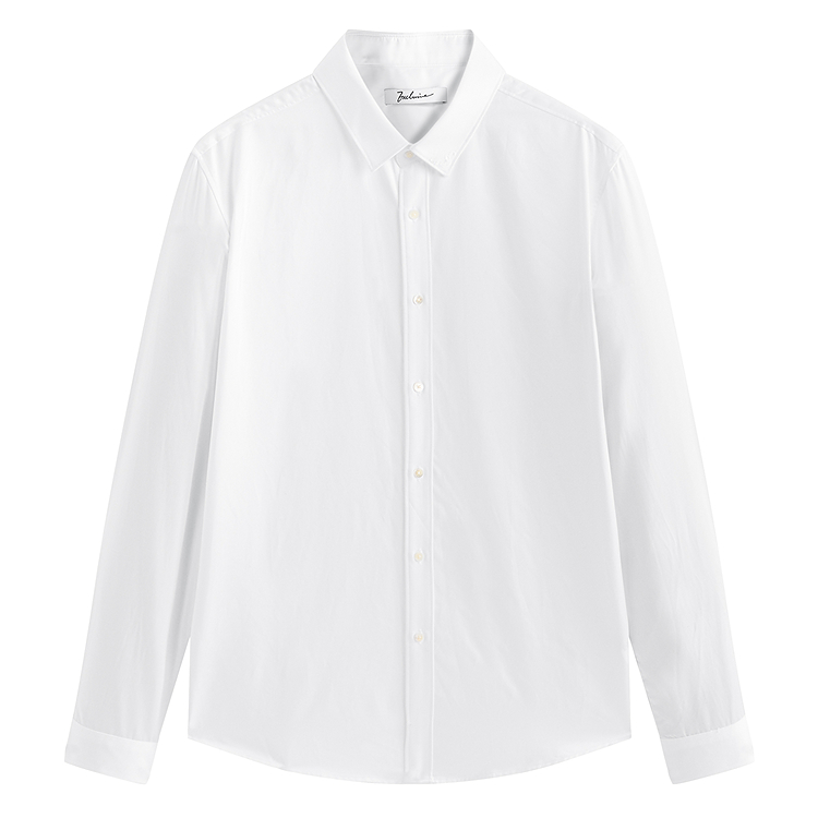 

PEACEBIRD MEN Белая мужская рубашка с длинным рукавом