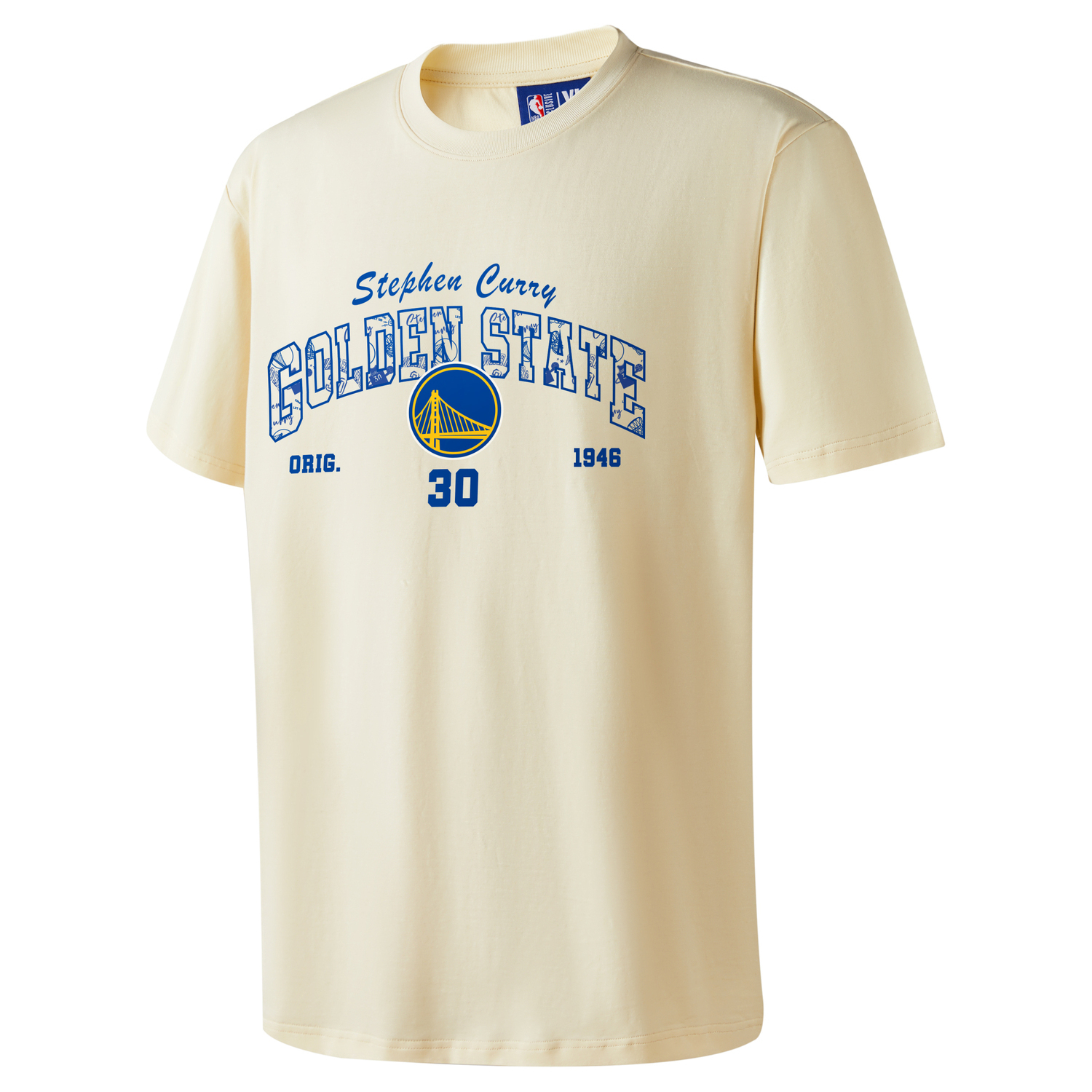 

Коллекционная футболка с номером игрока Карри Unisex Ecru NBA