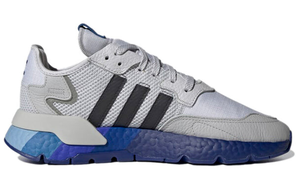Кроссовки оригинальные nite jogger Adidas, серый — фото 2